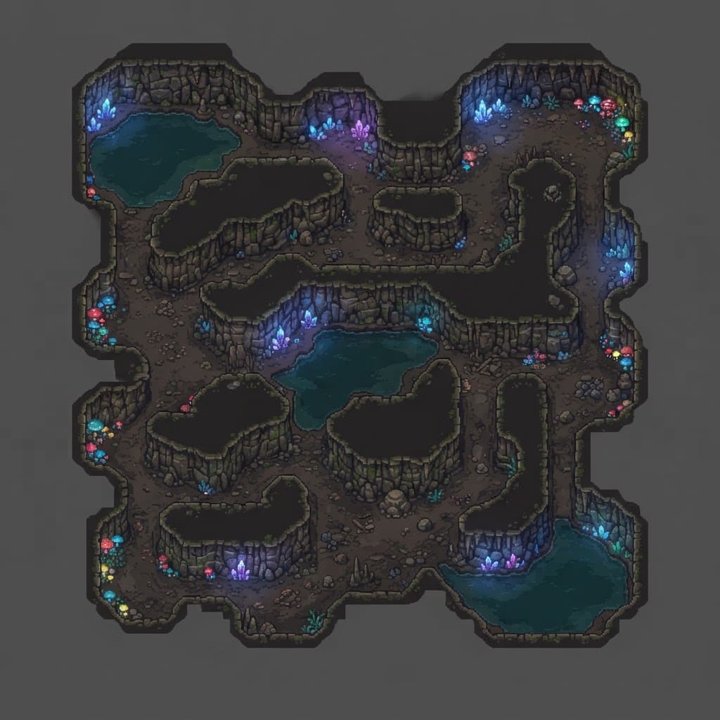 Pixel Underground Cave (2)