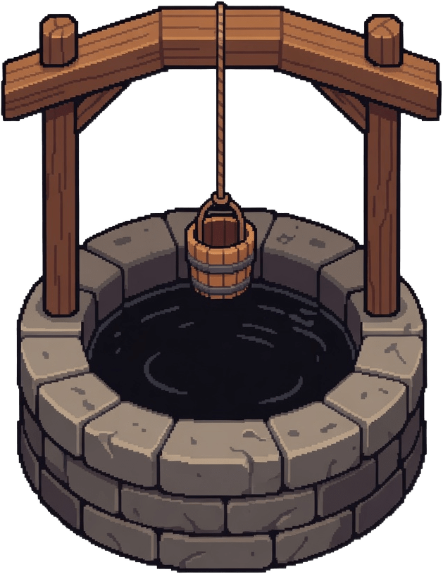 Well Pixel Art Sprite
