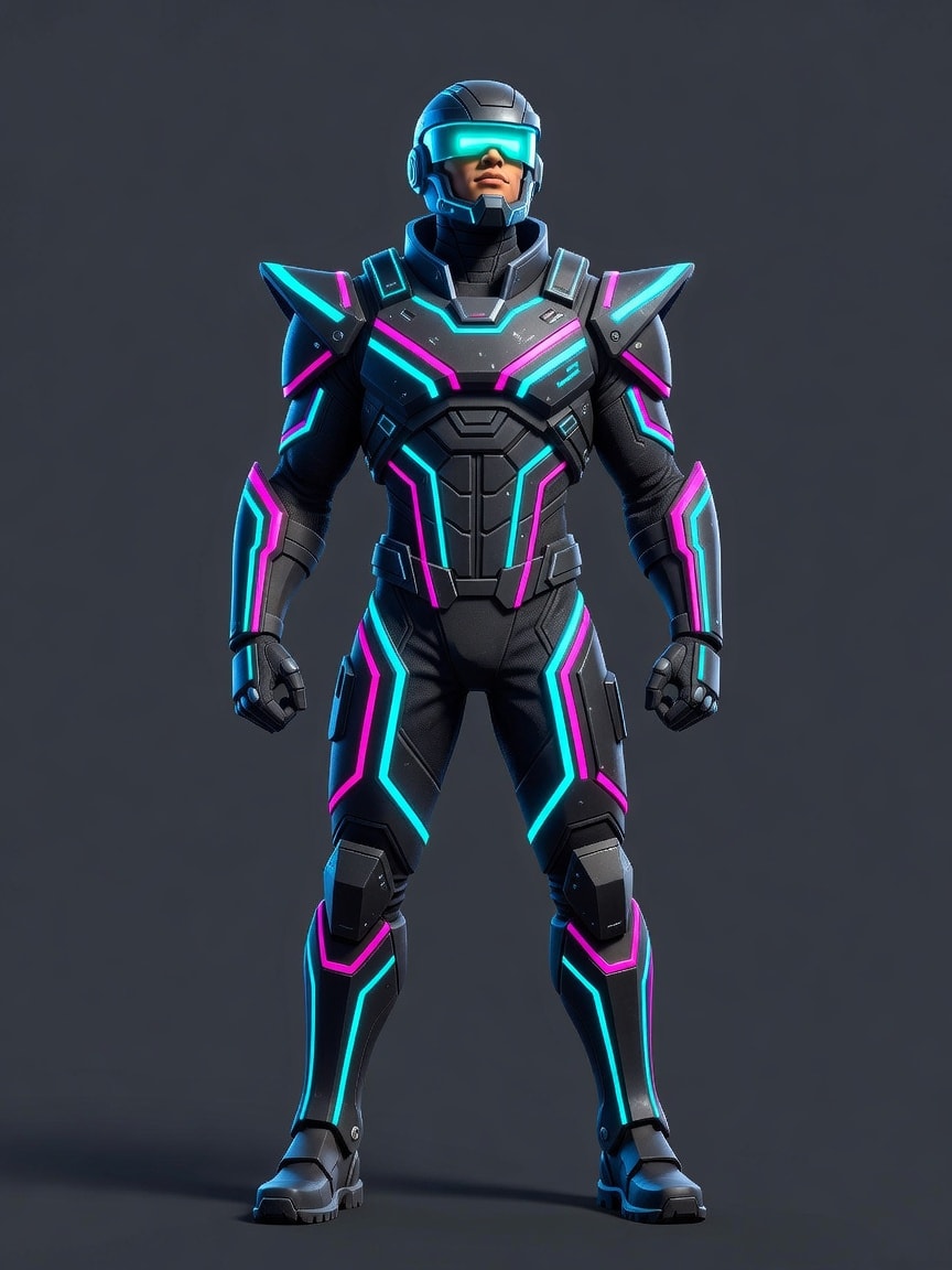 Neon Strike Operator - Fortnite Skin Concept