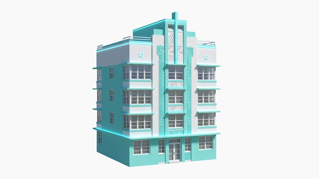 Miami Art Deco Building 3
