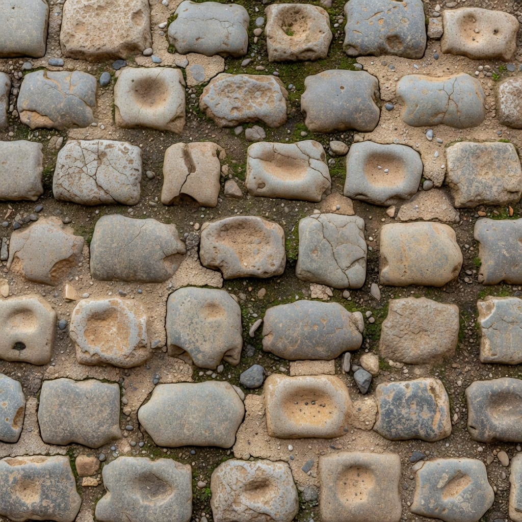Mediterranean Cobblestone Texture
