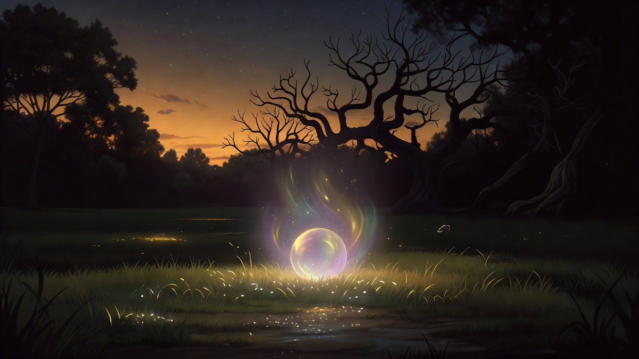 Girl in Park - Follow 3 - Vanished with Glowing Object