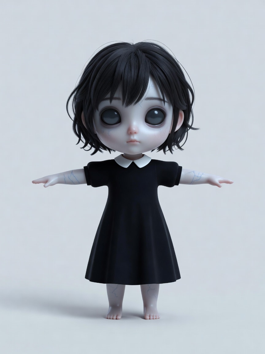 Chibi Horror Girl - Concept