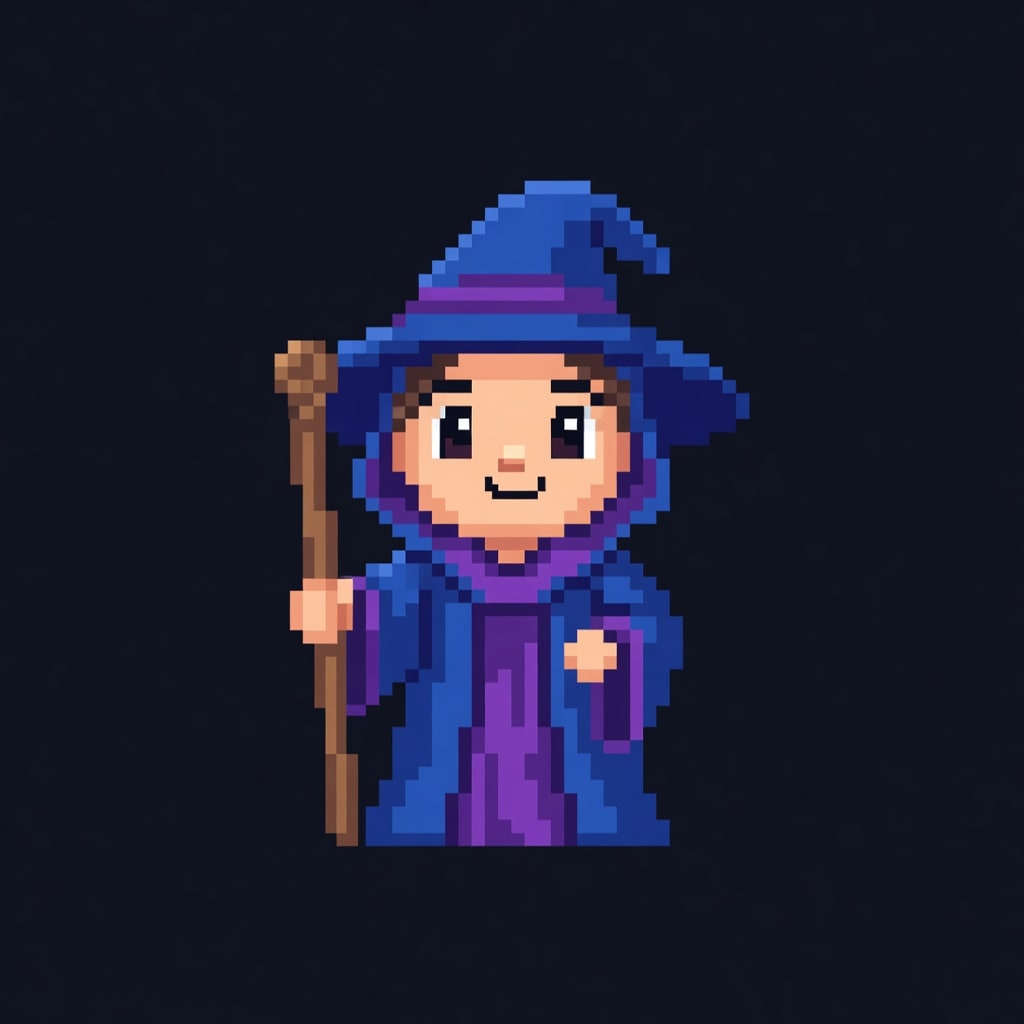 Pixel Wizard Mage
