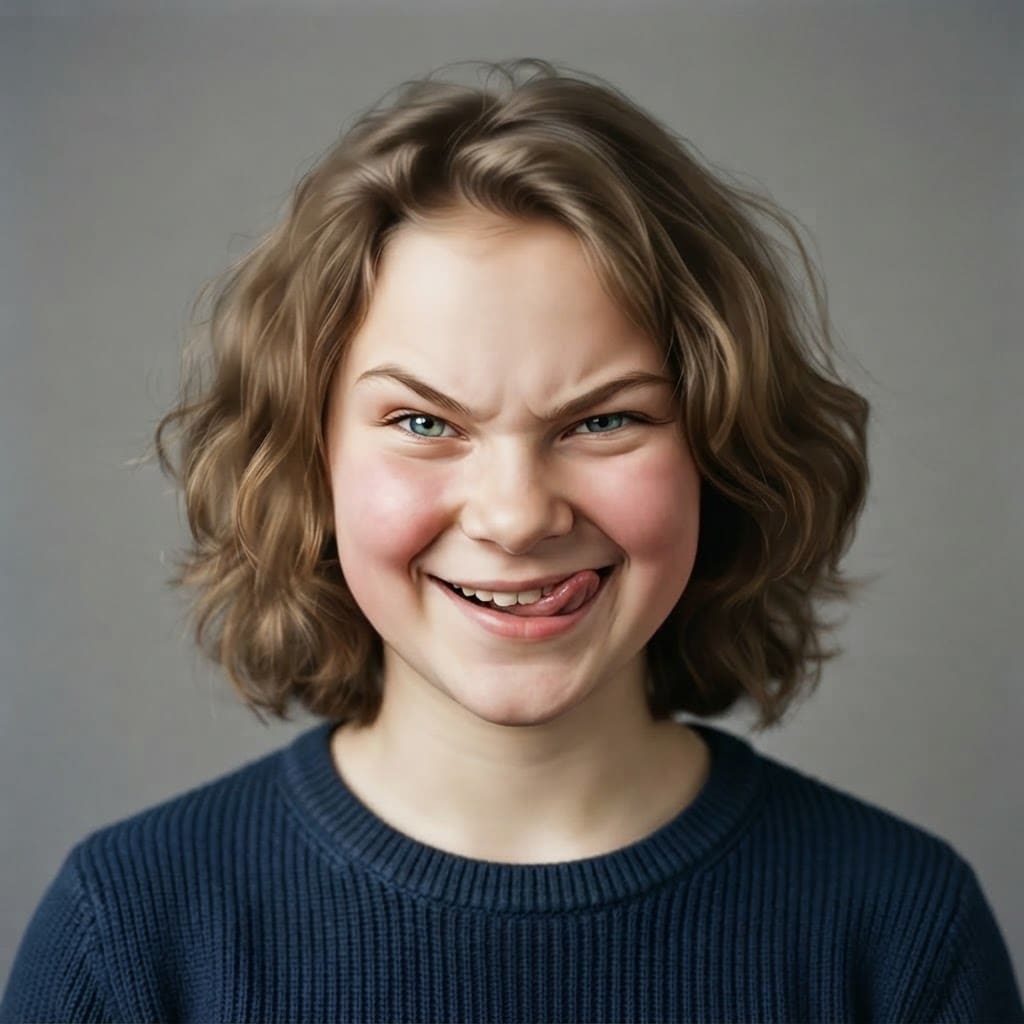 Image: Keep this exact same teenage girl — same face, sam