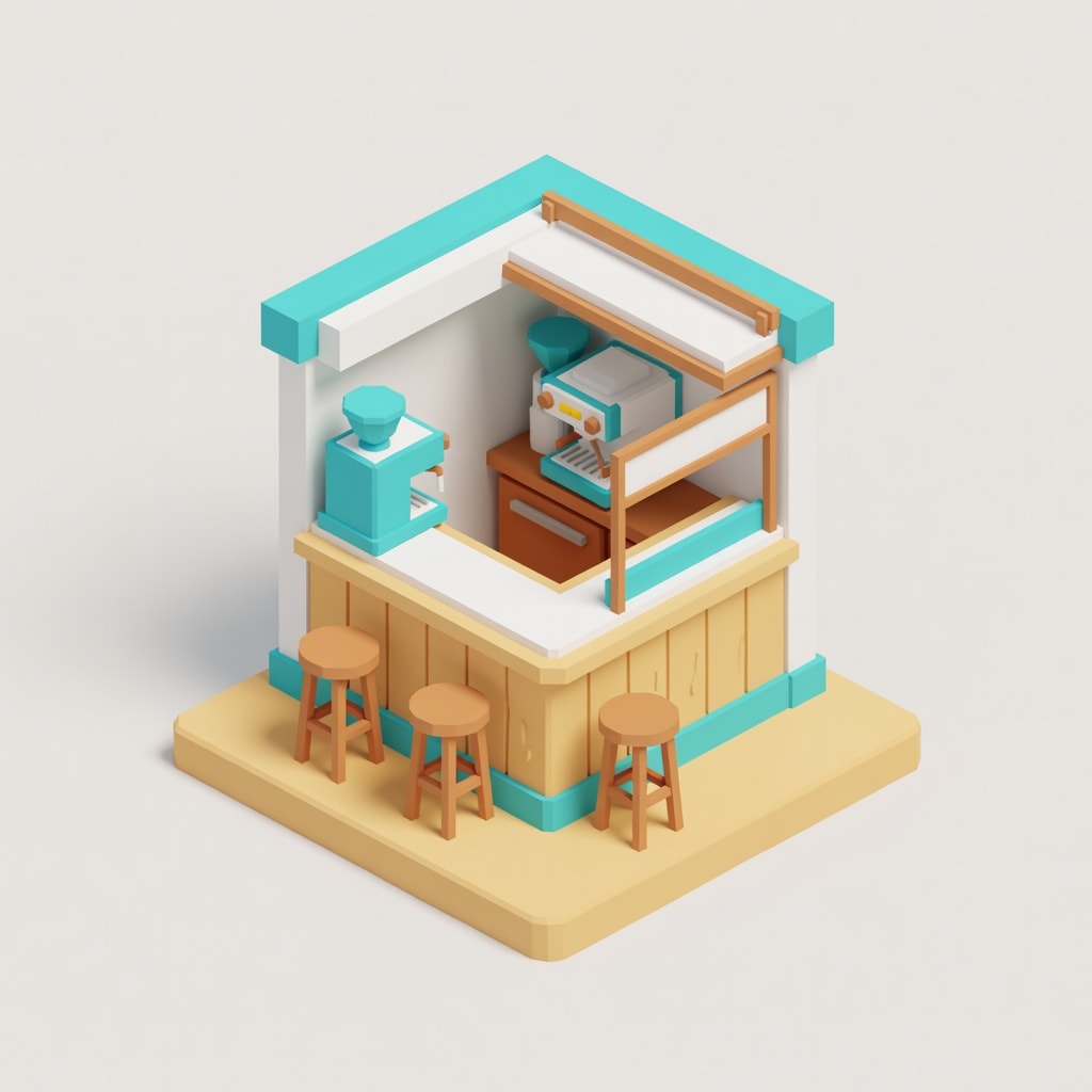 Beach Cafe Kiosk
