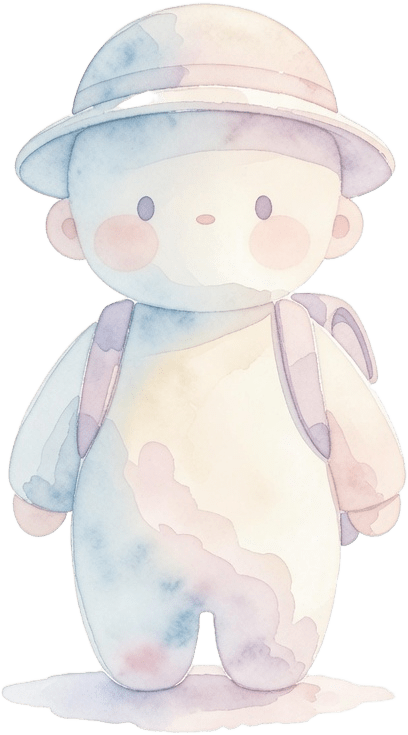 Watercolor Adventurer Character