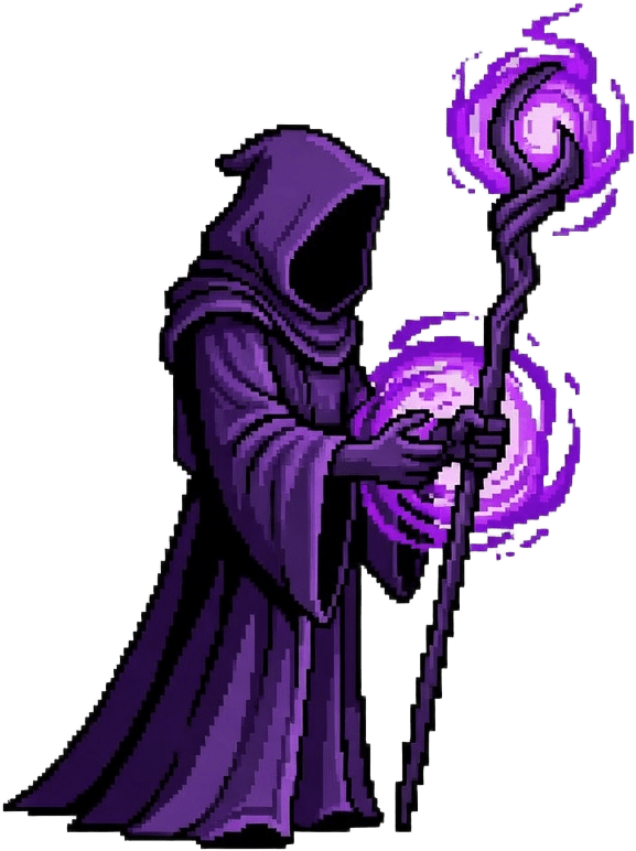 Mago do Caos - Chaos Mage Sprite