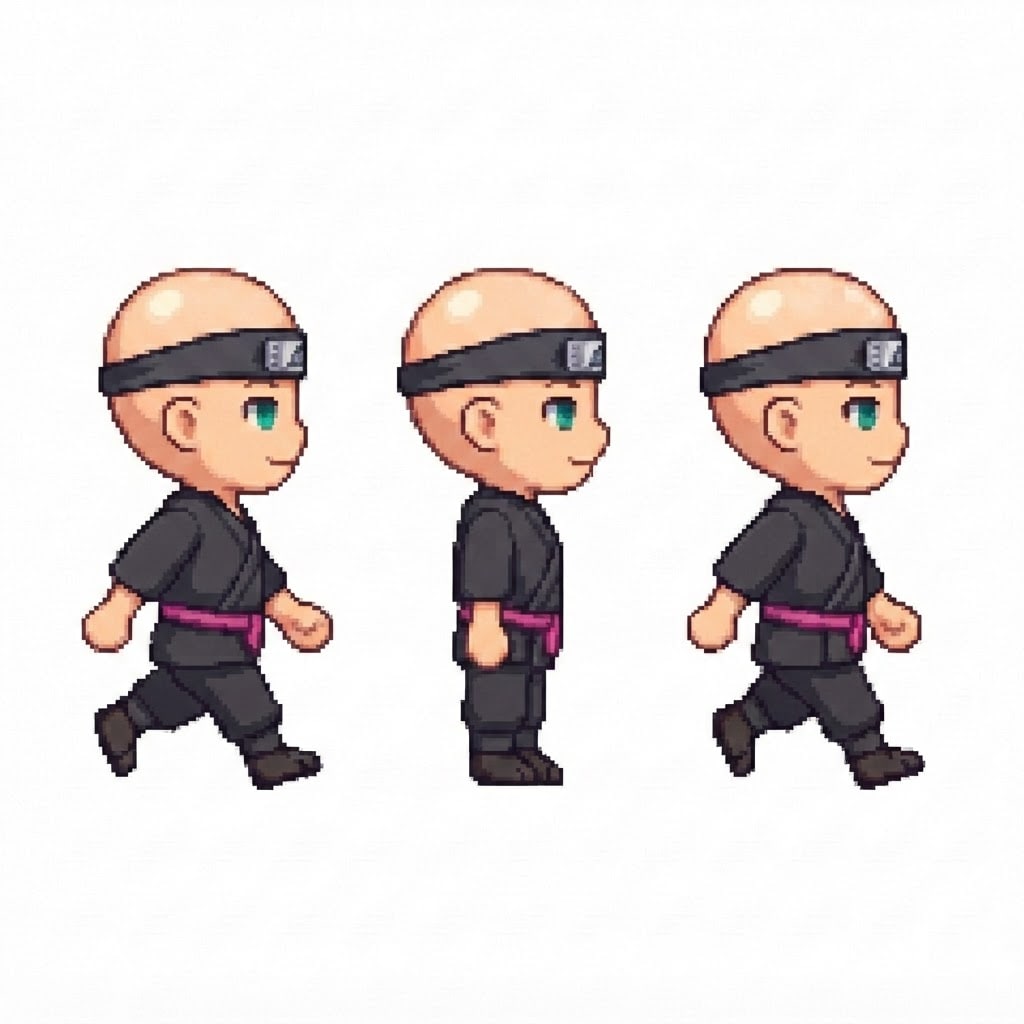 Image: BODY: a chibi boy with a VERY LARGE round head, to