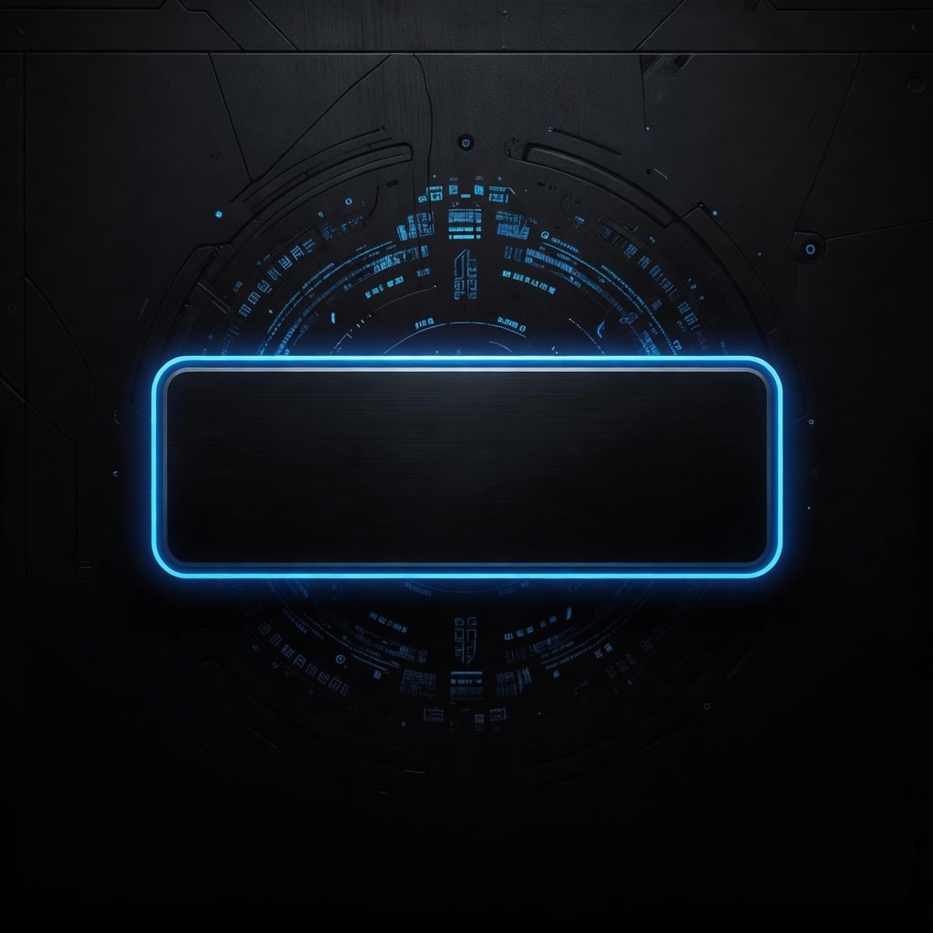 UI Button Background - Sci-Fi Theme