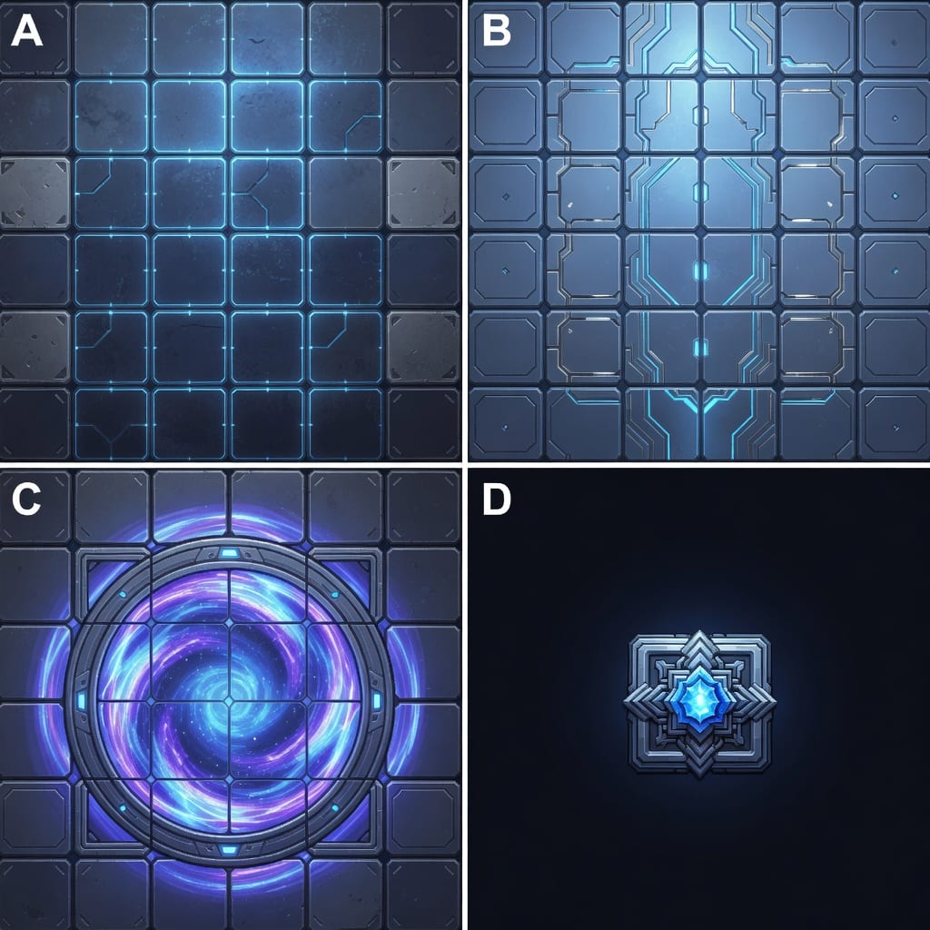 Omniverse Hub Floor Tileset