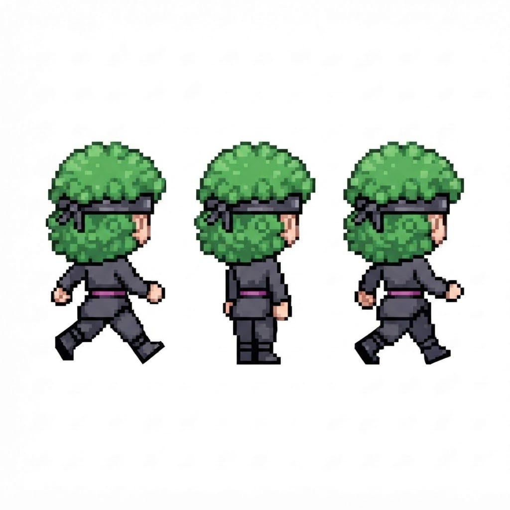 Image: BODY: a chibi ninja GIRL - clearly feminine: NARRO