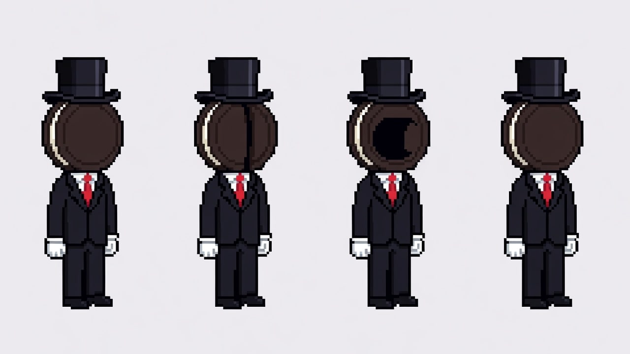Oreo Character Talking Sprite Sheet V2