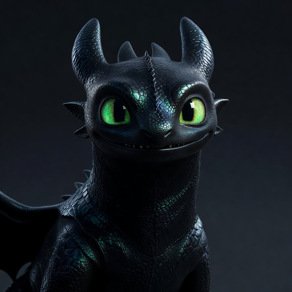 Toothless Portrait