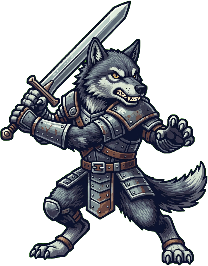Wolf Warrior Player Sprite