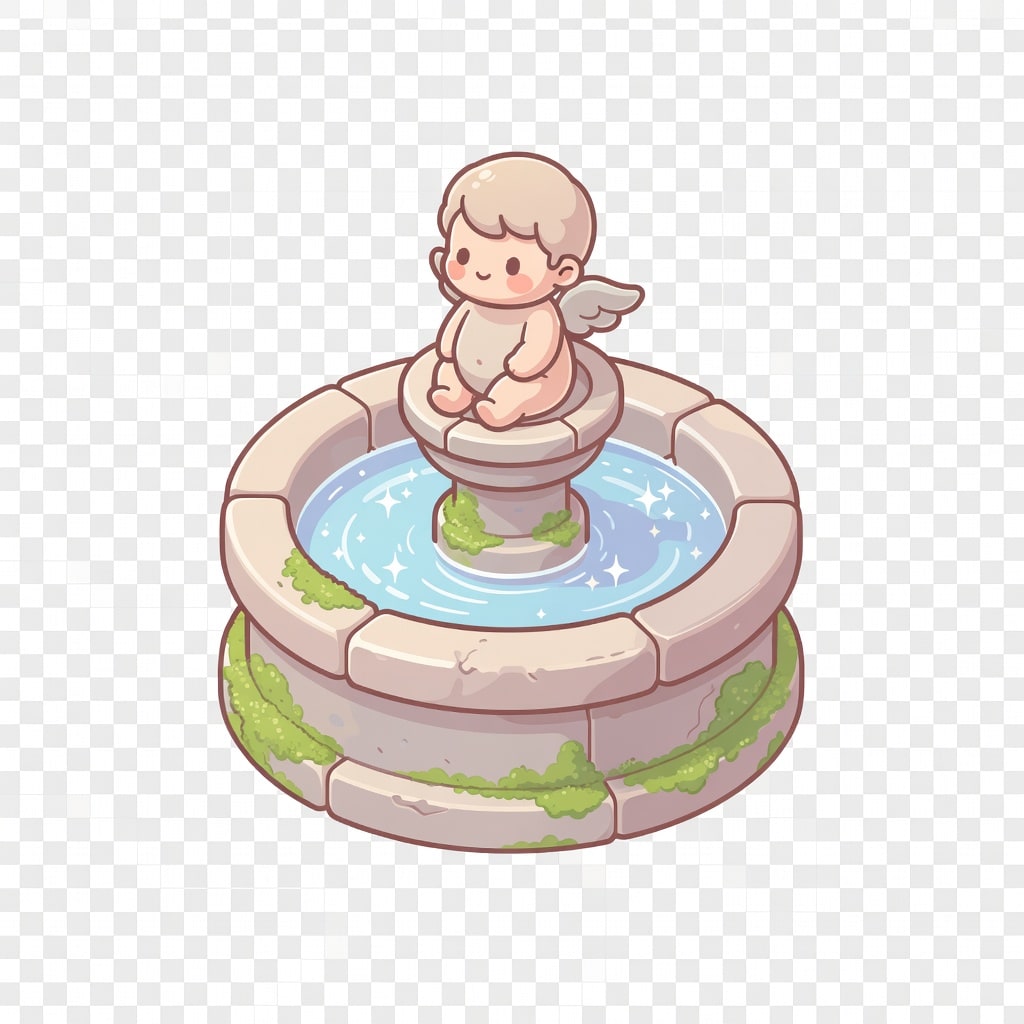 Cute Cherub Fountain