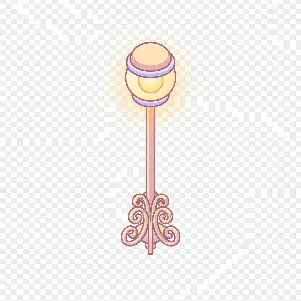 Cute Isometric Streetlamp