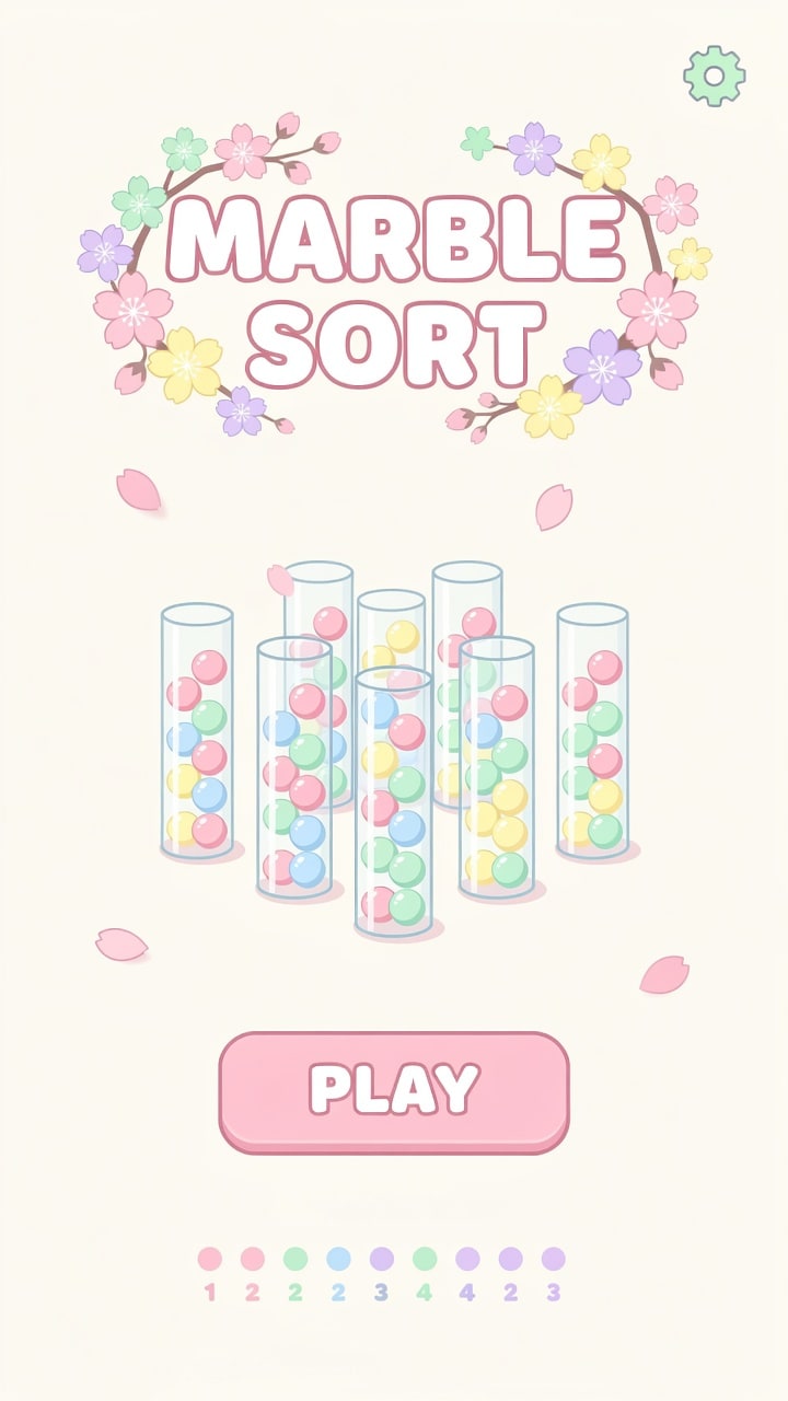 Marble Sort - Spring Theme
