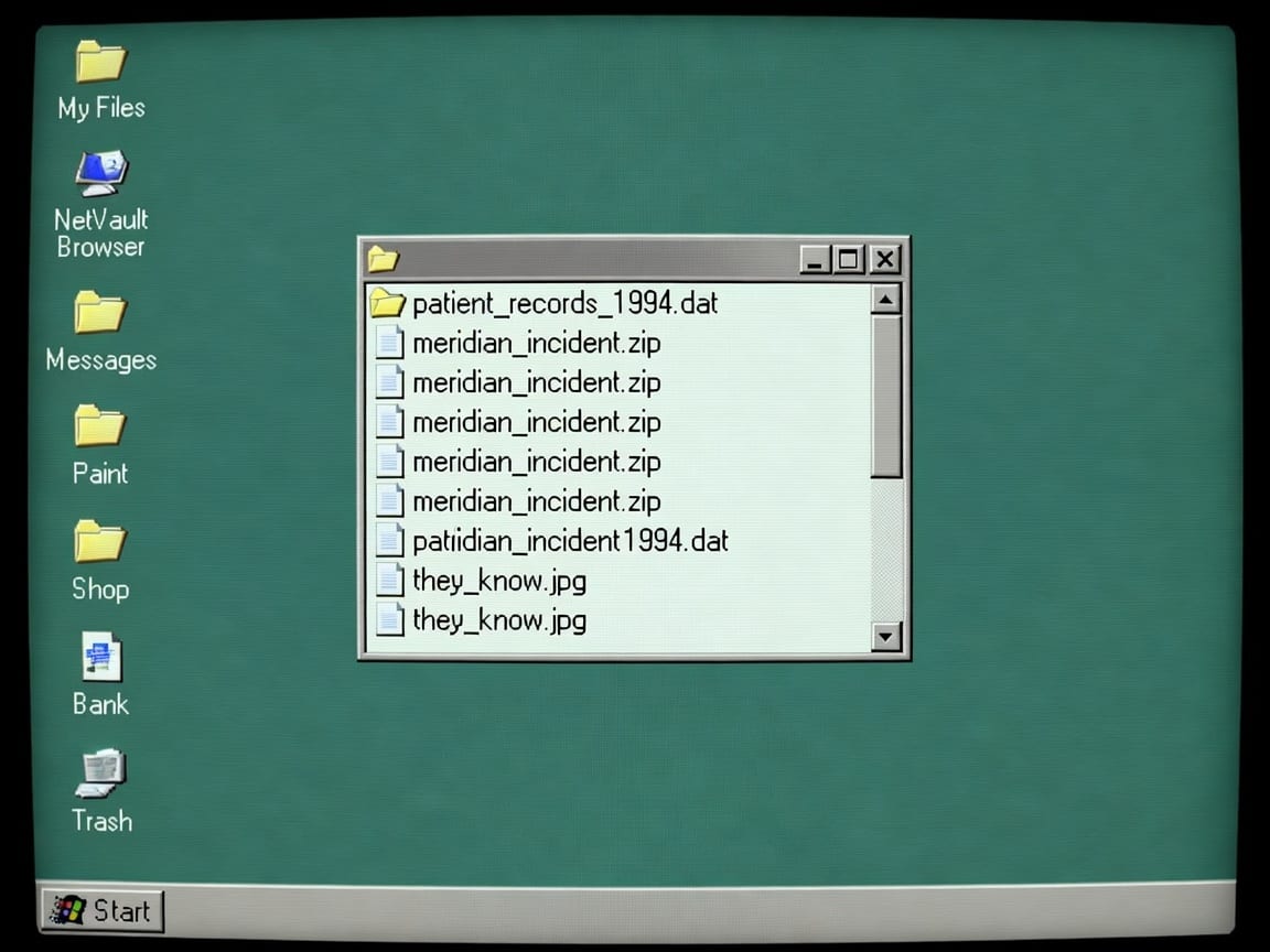 Game Desktop UI - Windows 95 Style