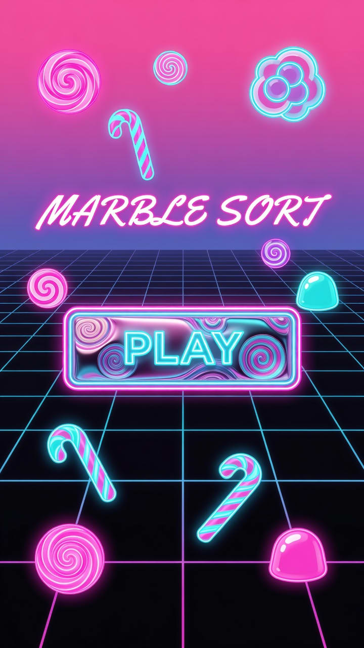 Main Menu - Neon Synthwave Candy