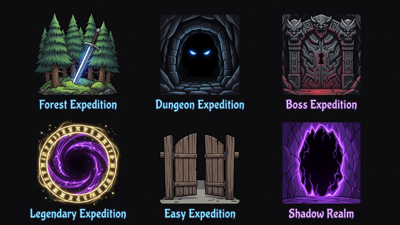 Dungeon & Expedition Icons