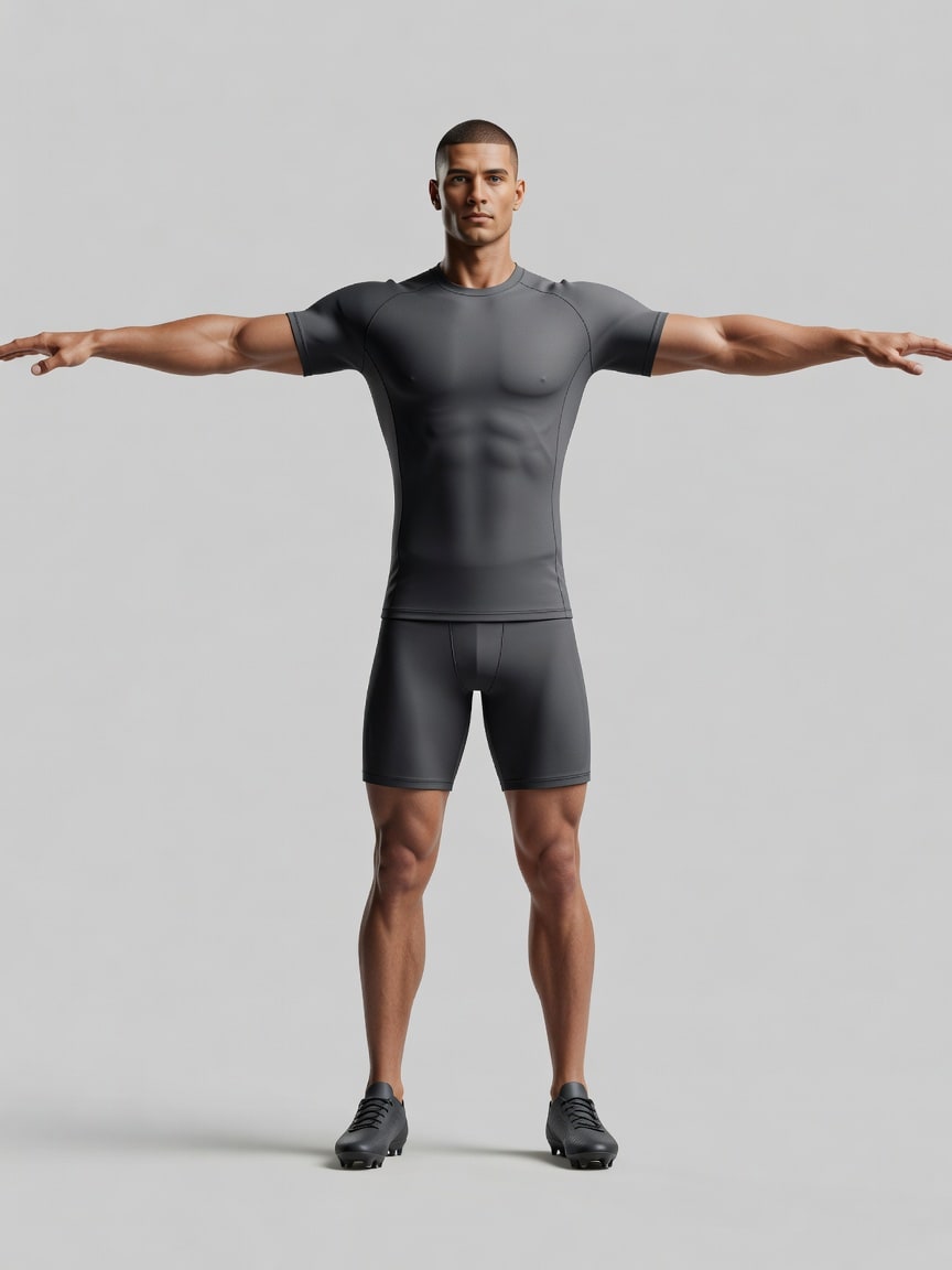 Football Player T-Pose Reference