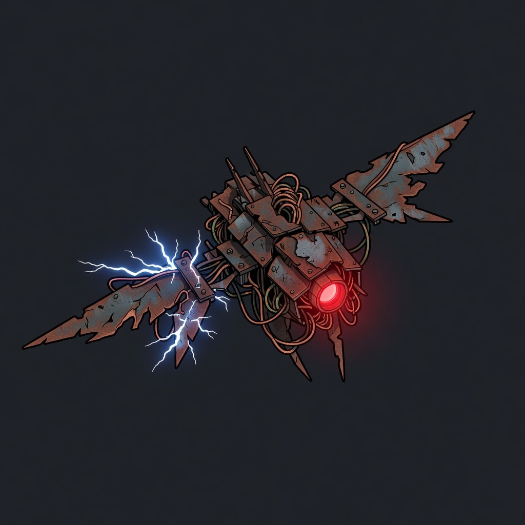 Rust Wastes - Scrap Drone Enemy