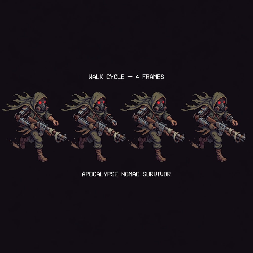 Apocalypse Nomad - Walk Cycle