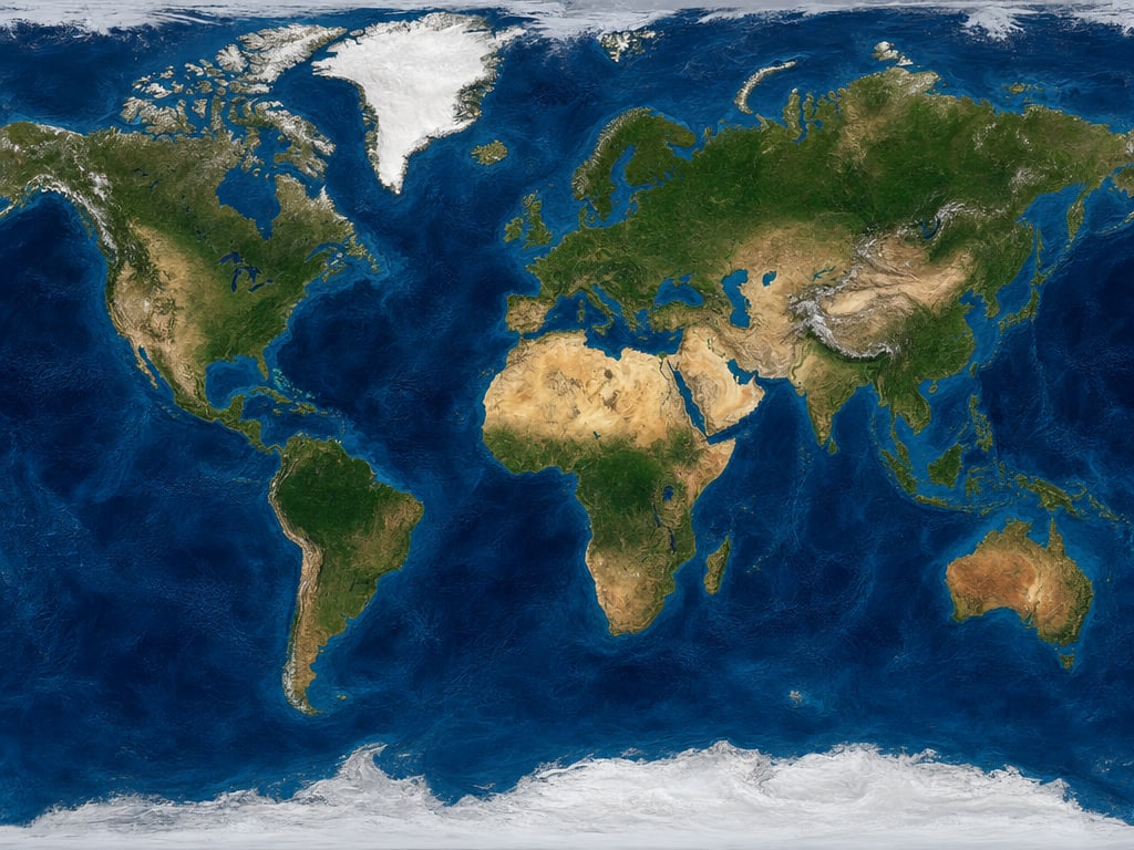World Map Geographic HD