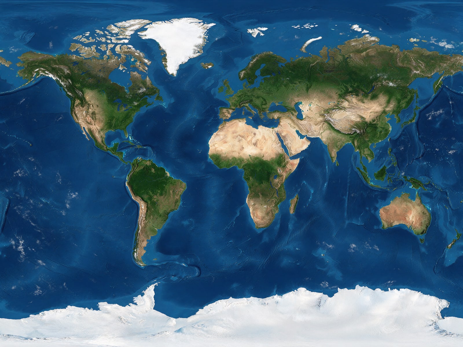 World Map 8K Geographic