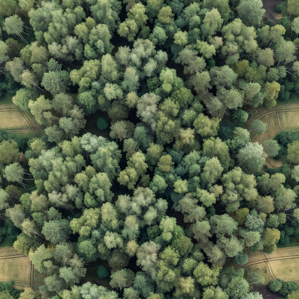 Polish Birch-Pine Forest Canopy