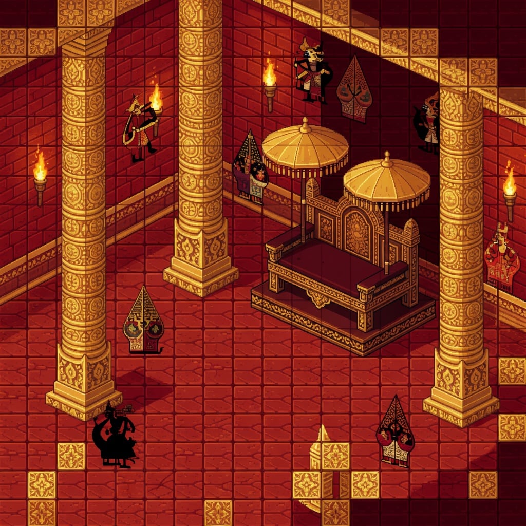 Majapahit Palace - Interior Tileset