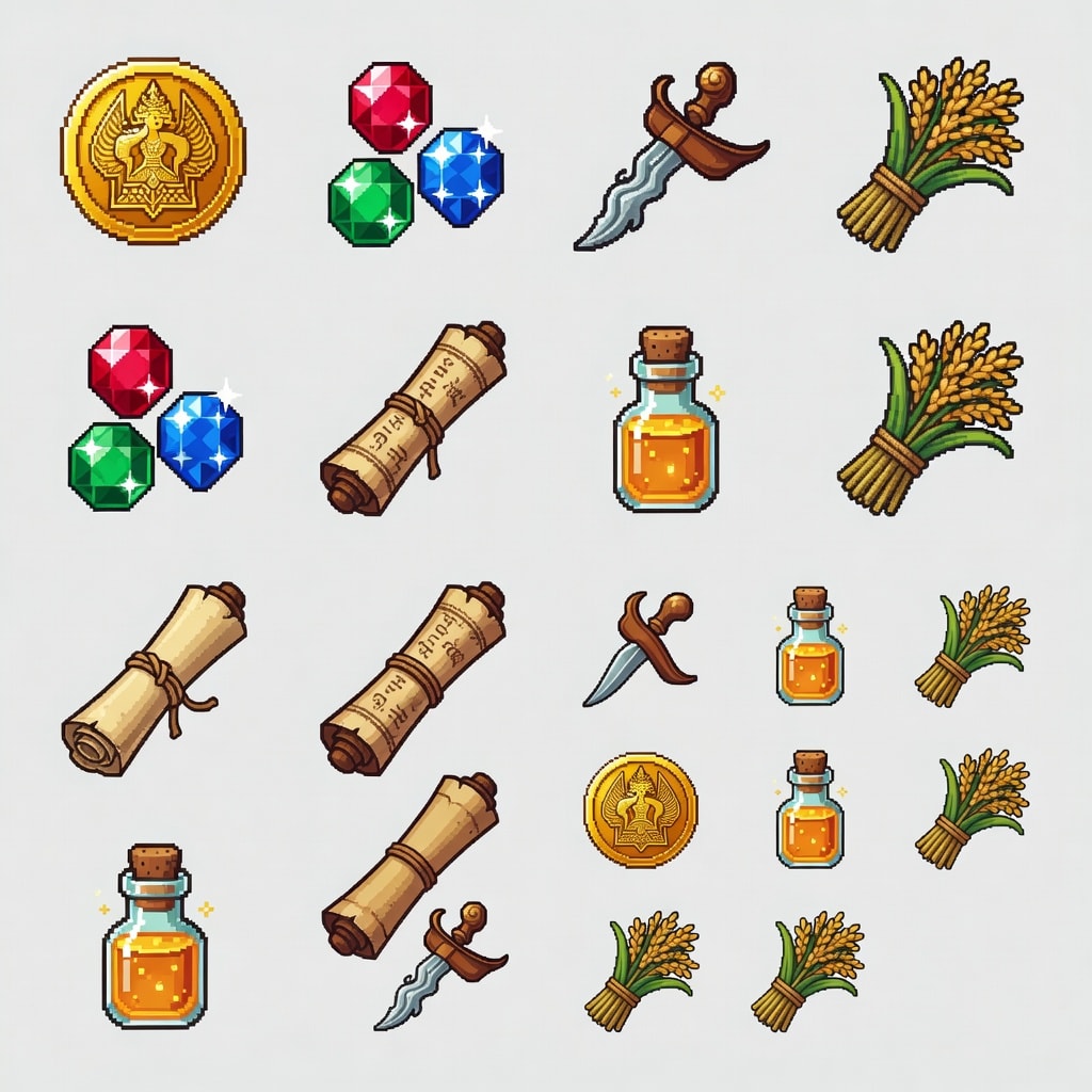 Item & Currency Icons - UI