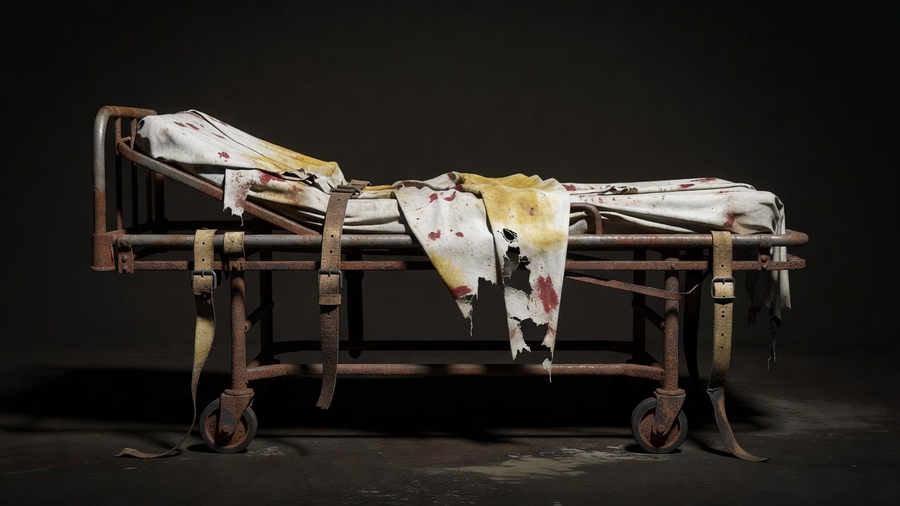 Asylum Gurney 3D Reference