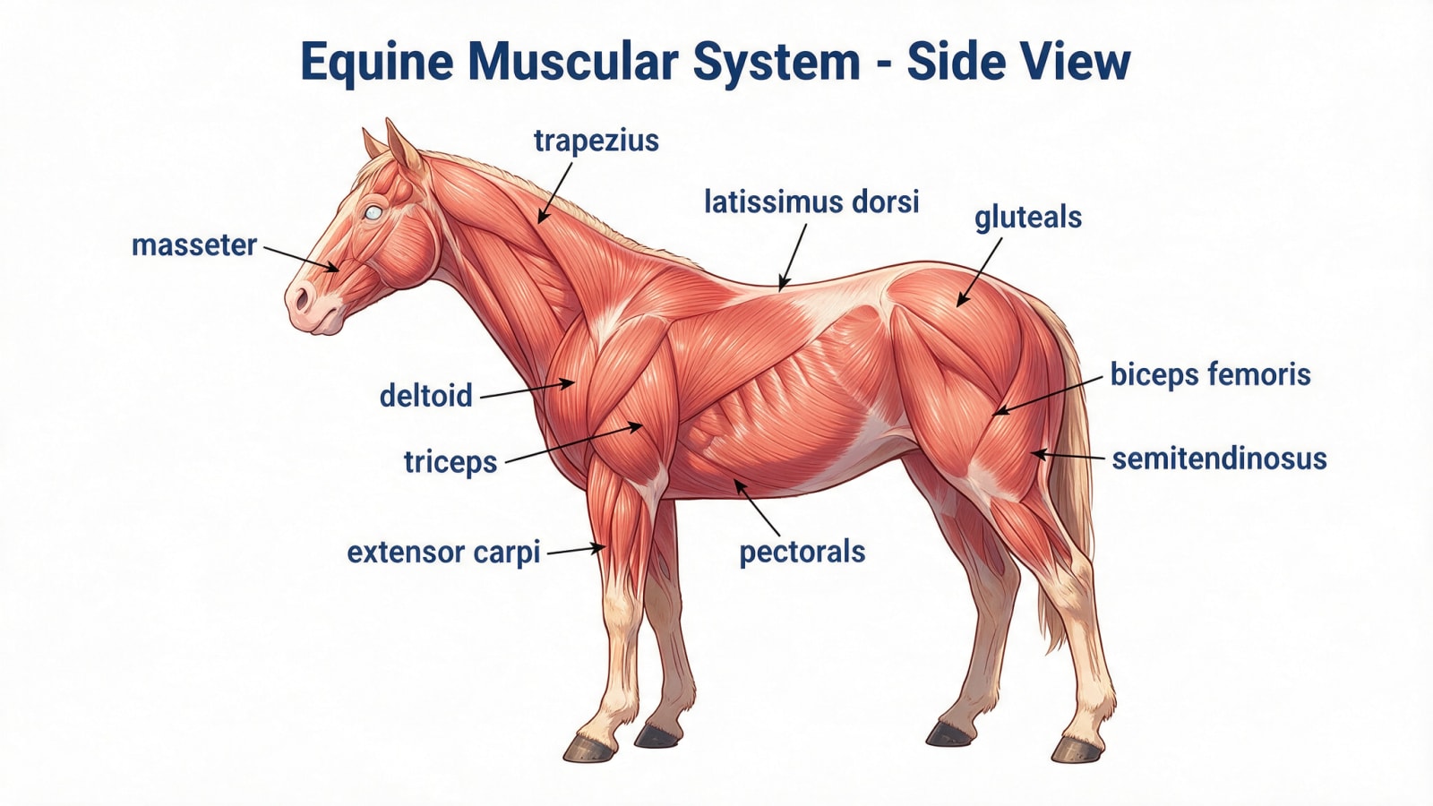 Horse Muscular System Diagram