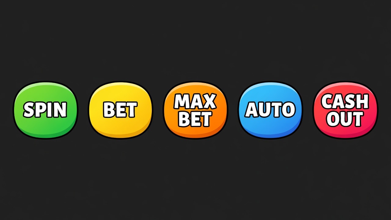 Casino Buttons Spritesheet (2 / 2)