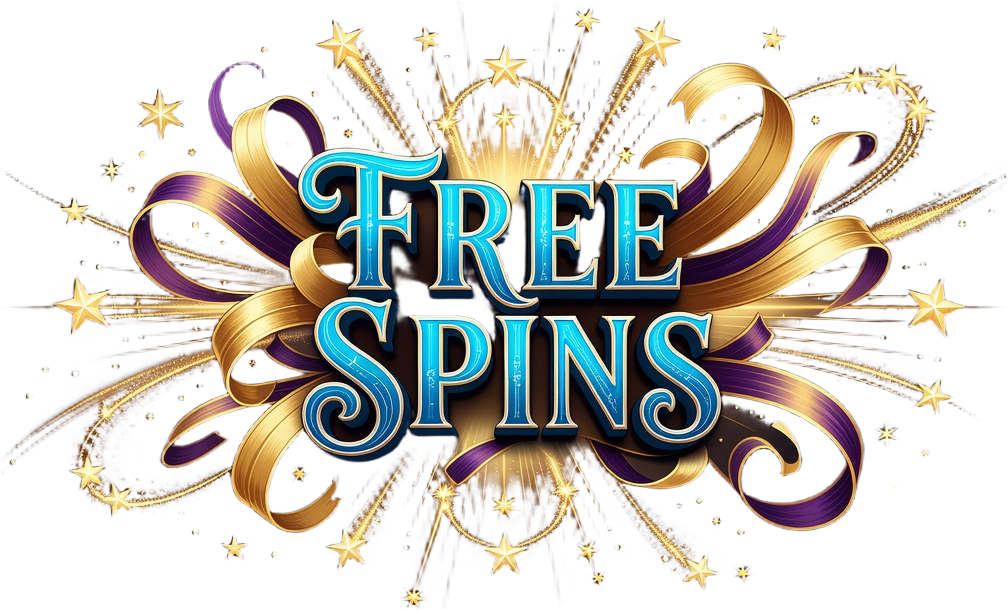 FREE SPINS Illustrated Overlay