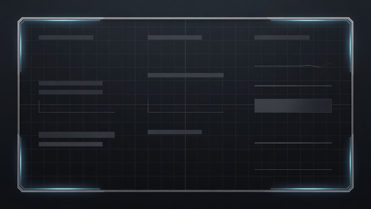 Dashboard Panel - Dark UI