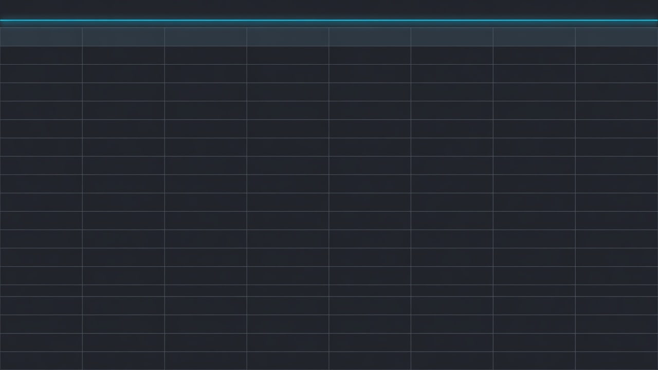 Data Table - Dark Dashboard UI