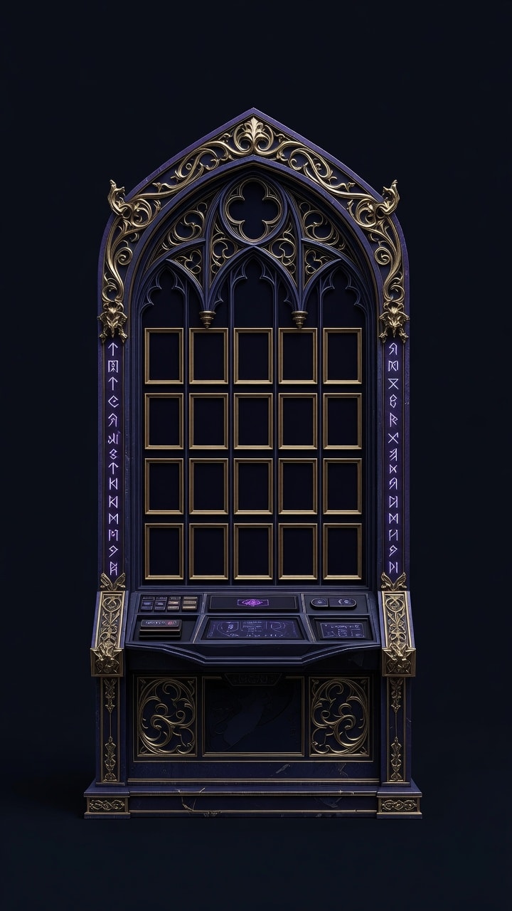 Dark Fantasy Slot Frame 5x4