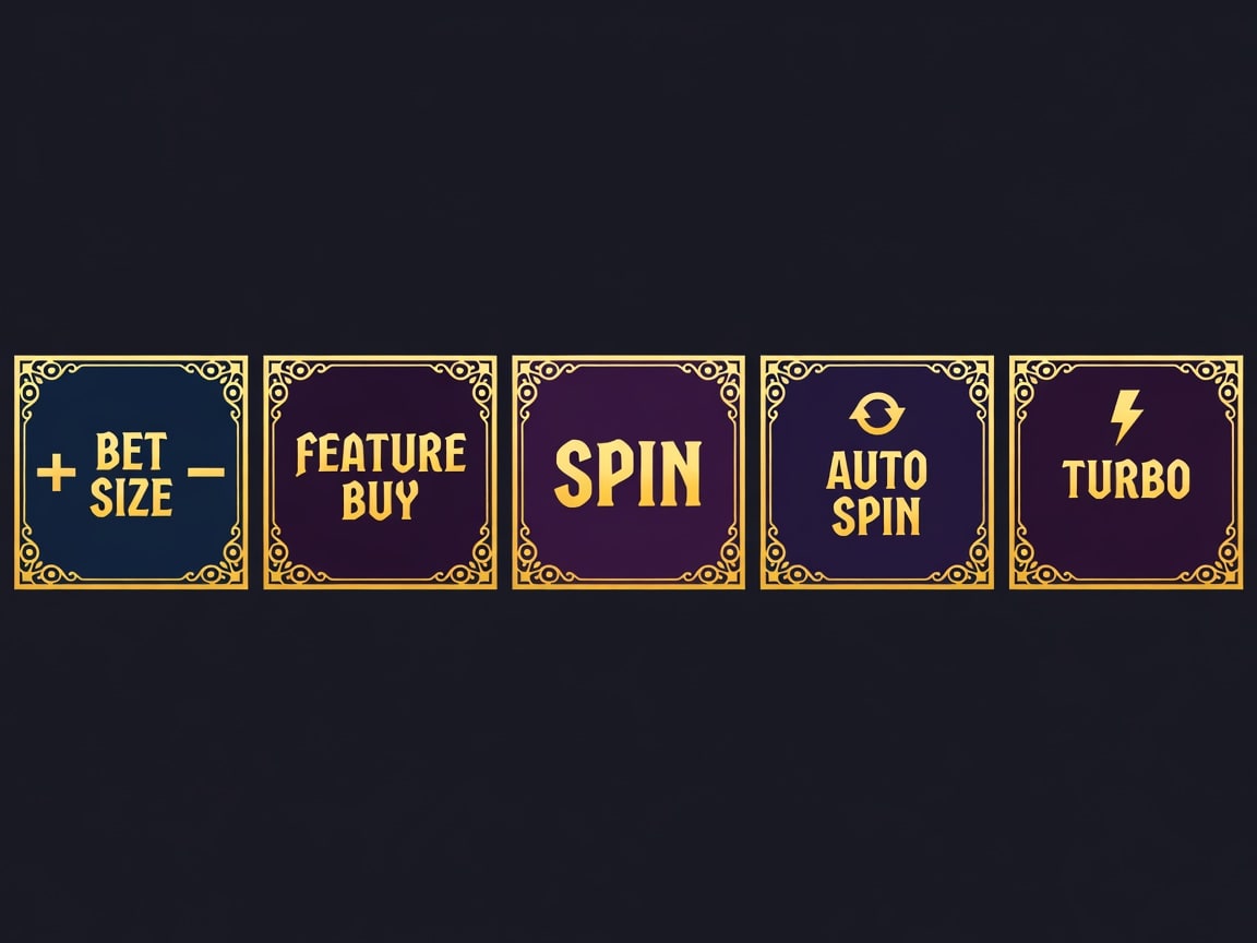 Dark Fantasy 2D Button Panel Set