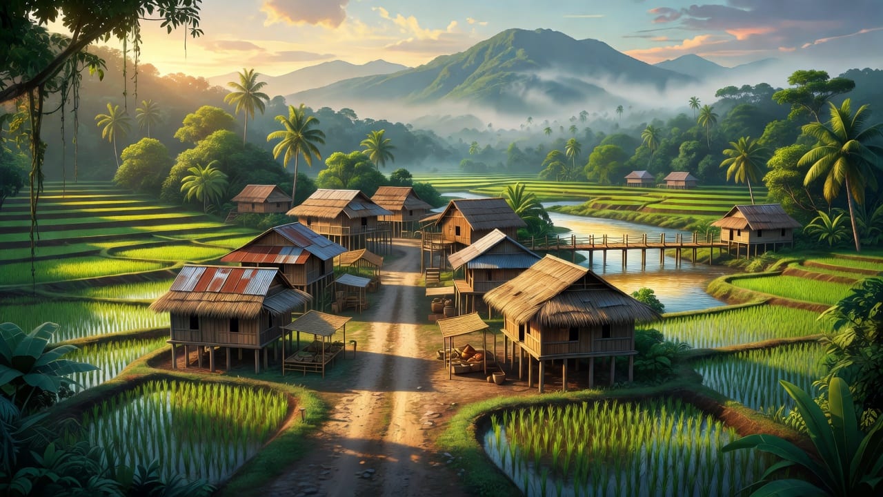 Environment Concept - Traditional Village