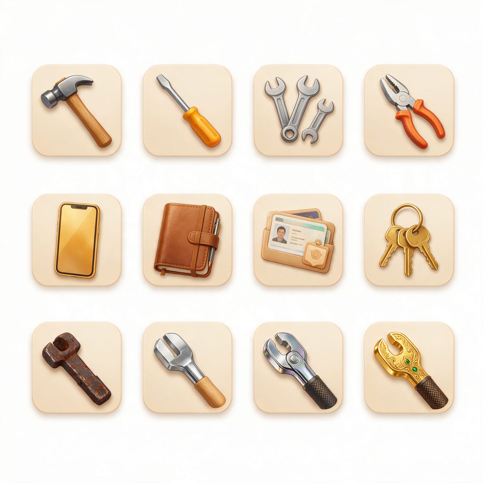 Pahlavan - Equipment & Tools Icons