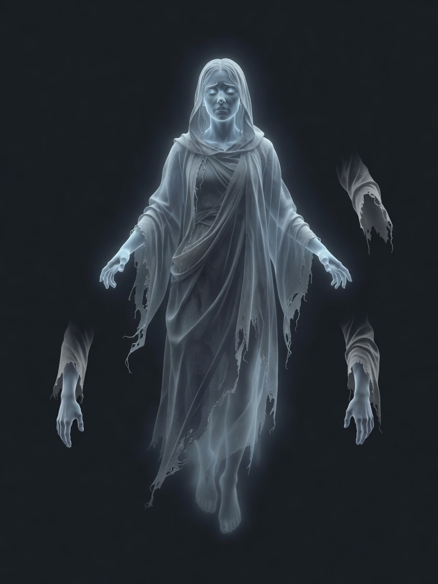 Wandering Spirit - Ghost Enemy Concept