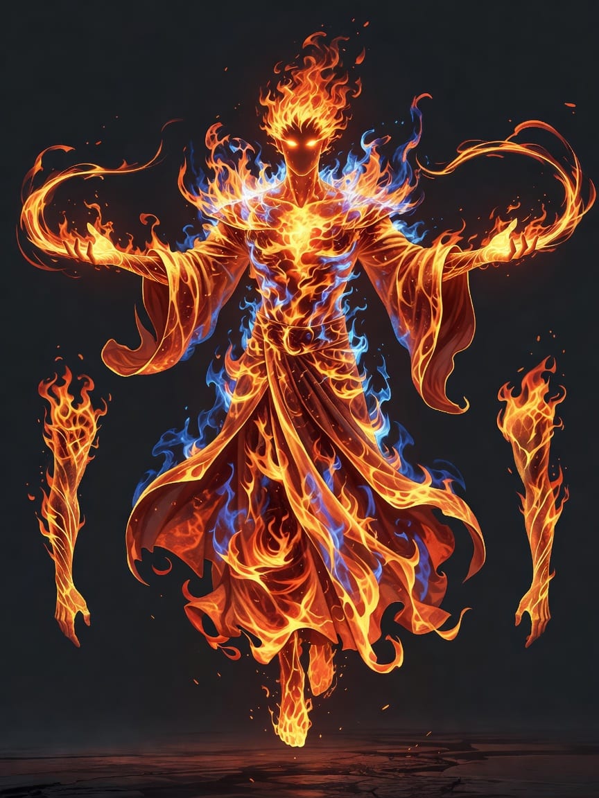 Fire Jinn - Enemy Concept