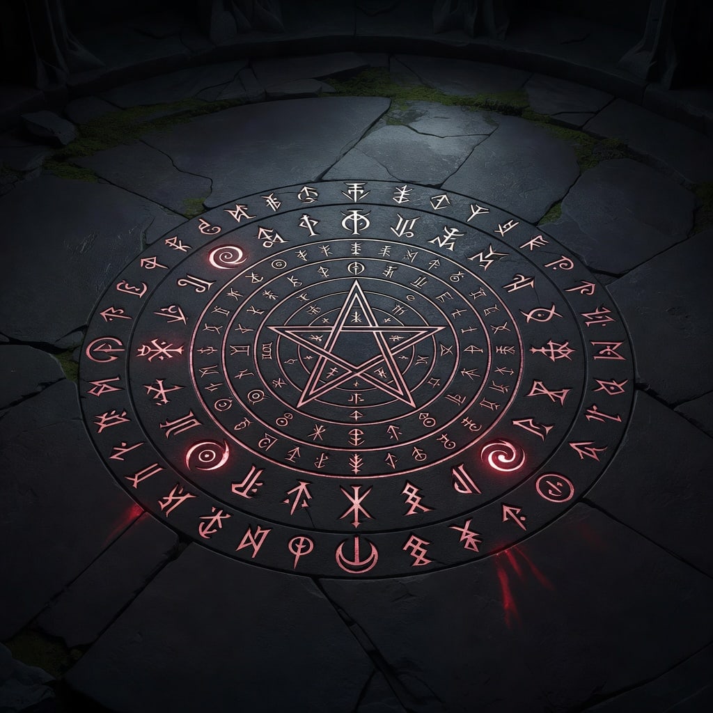 Ritual Circle - Boss Arena Prop