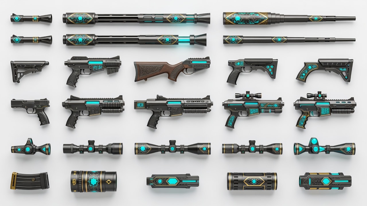 Weapon Parts - Modular Gun Components