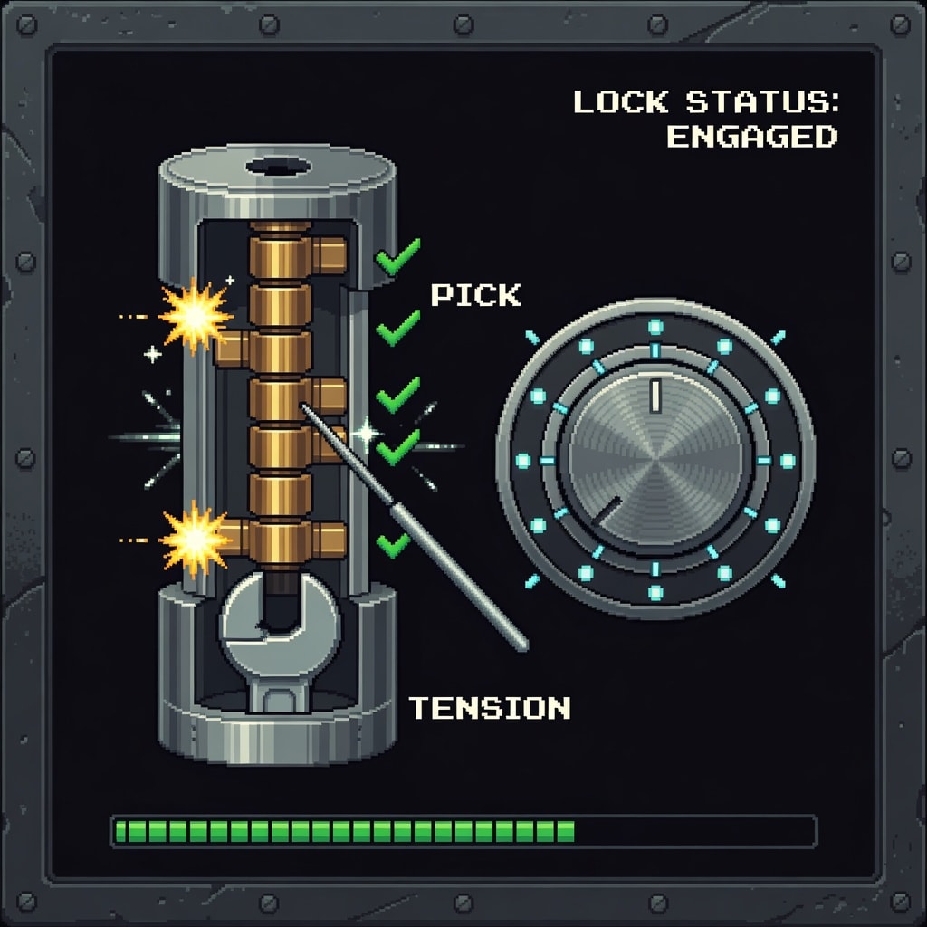 Lockpicking UI Minigame
