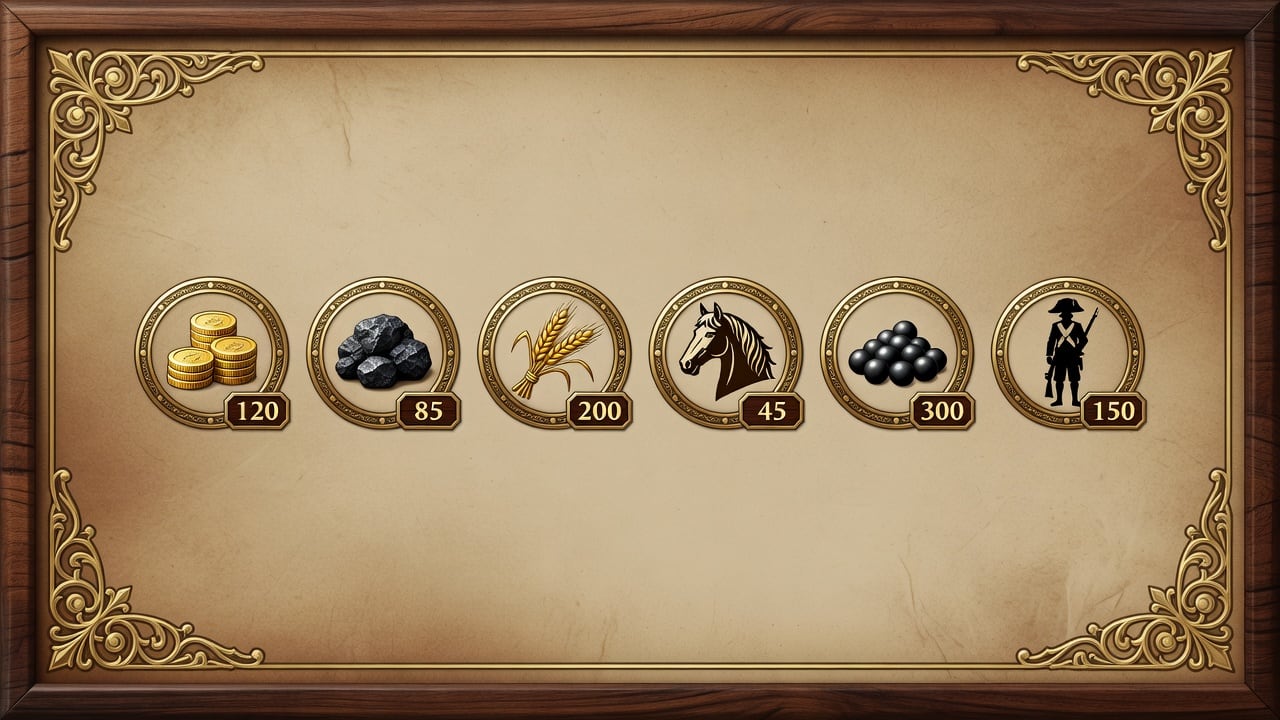 Napoleonic Resource Bar