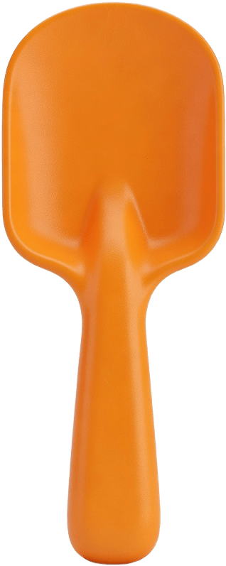 Orange Plastic Shovel